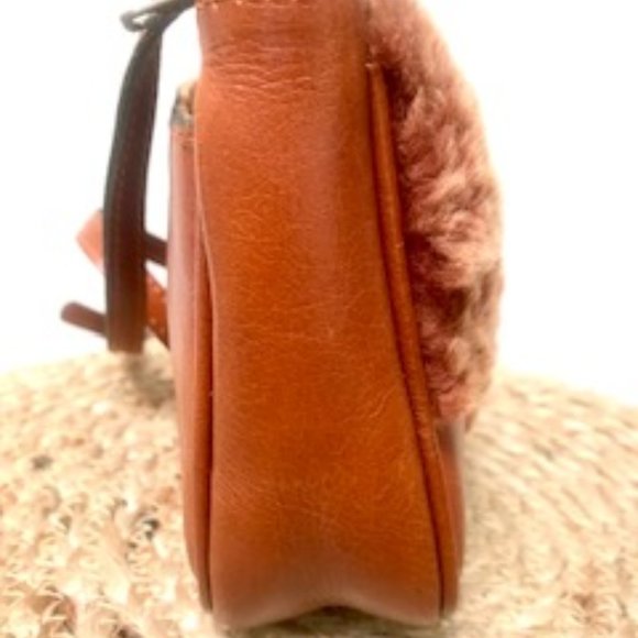 Patricia Nash Paullo Sherpa Leather Crossbody Bag - Picture 6 of 13